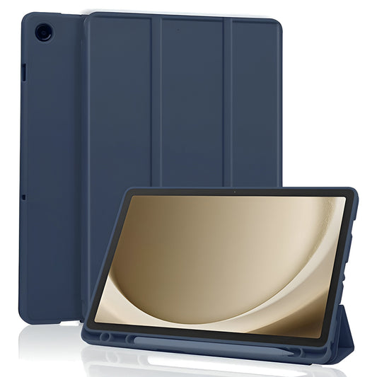 Tok Samsung Galaxy Tab A11+ / Tab A9+ készülékhez, Techsuit, Flex Trifold, Tengerészkék