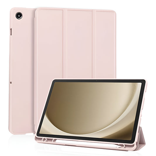 Tok Samsung Galaxy Tab A11+ / Tab A9+ készülékhez, Techsuit, Flex Trifold, Rózsaszín