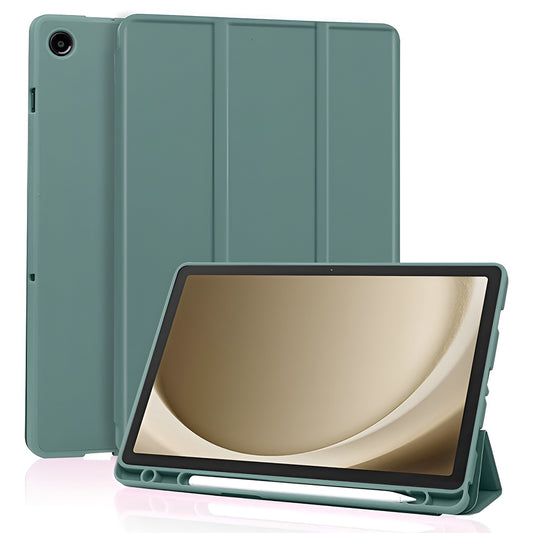 Tok Samsung Galaxy Tab A11+ / Tab A9+ készülékhez, Techsuit, Flex Trifold, Zöld