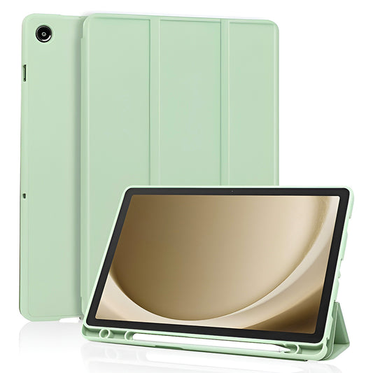 Tok Samsung Galaxy Tab A11+ / Tab A9+ készülékhez, Techsuit, Flex Trifold, Matcha zöld