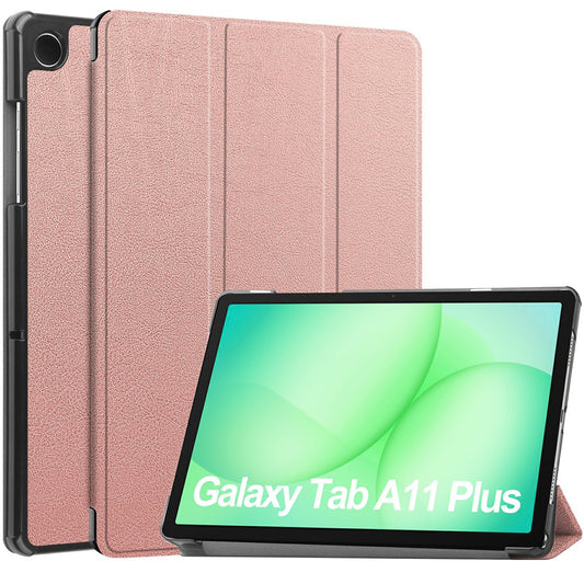 Tok Samsung Galaxy Tab A11+ / Tab A9+ készülékhez, Techsuit, FoldPro, rózsaszín