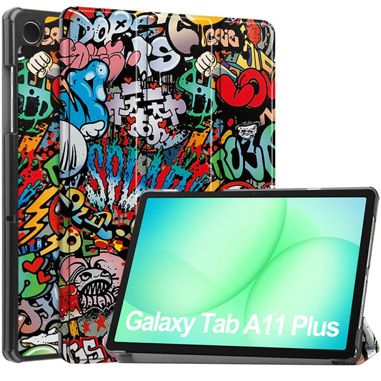 Tok Samsung Galaxy Tab A11+ / Tab A9+ készülékhez, Techsuit, FoldPro Urban Vibe, Többszínű