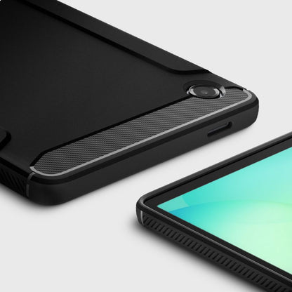 Tok Samsung Galaxy Tab A11-hez, Spigen, Rugged Armor, Matt Fekete