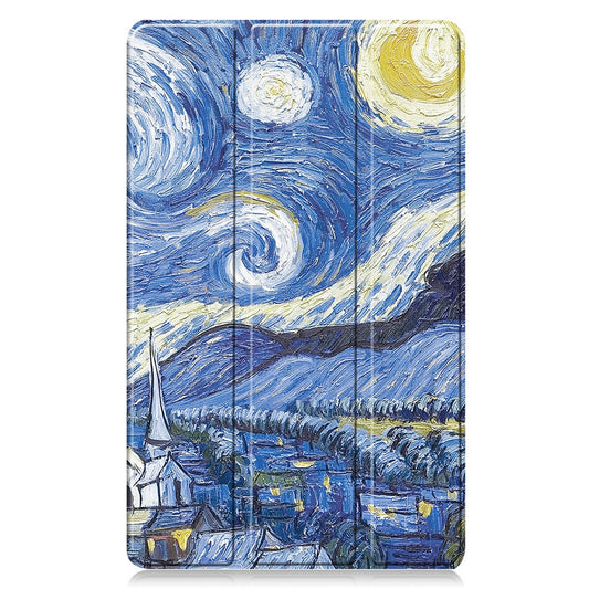 Tok Samsung Galaxy Tab A11 / Tab A9-hez, Techsuit, FoldPro Starry Night Új Modell, Többszínű
