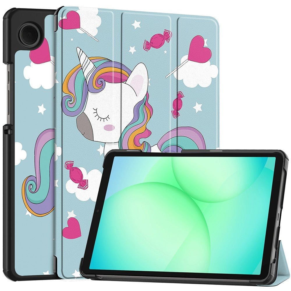Tok Samsung Galaxy Tab A11 / Tab A9-hez, Techsuit, FoldPro Unicorn Új Modell, Többszínű
