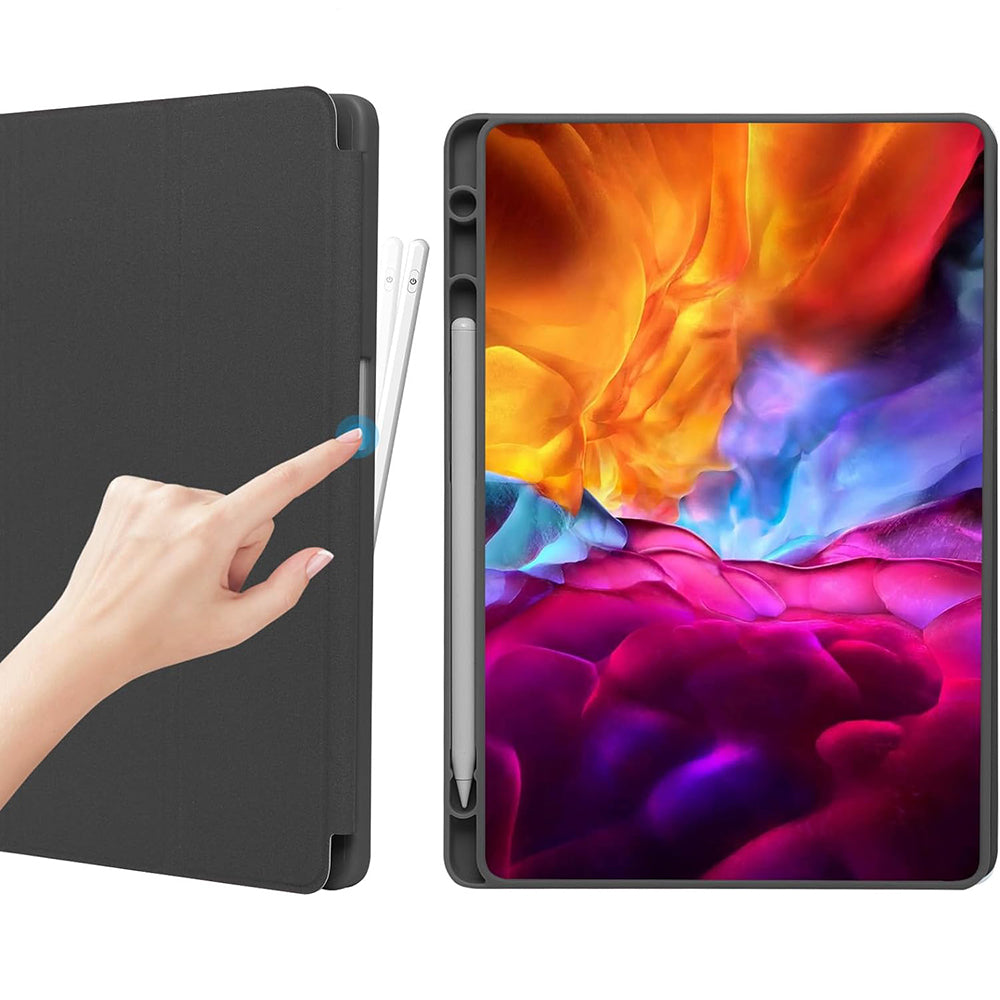 Tok Samsung Galaxy Tab A9+ készülékhez, Techsuit, Flex Trifold, Lila