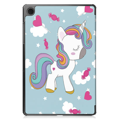 Tok Samsung Galaxy Tab A9+ készülékhez, Techsuit, FoldPro Unicorn, Többszínű