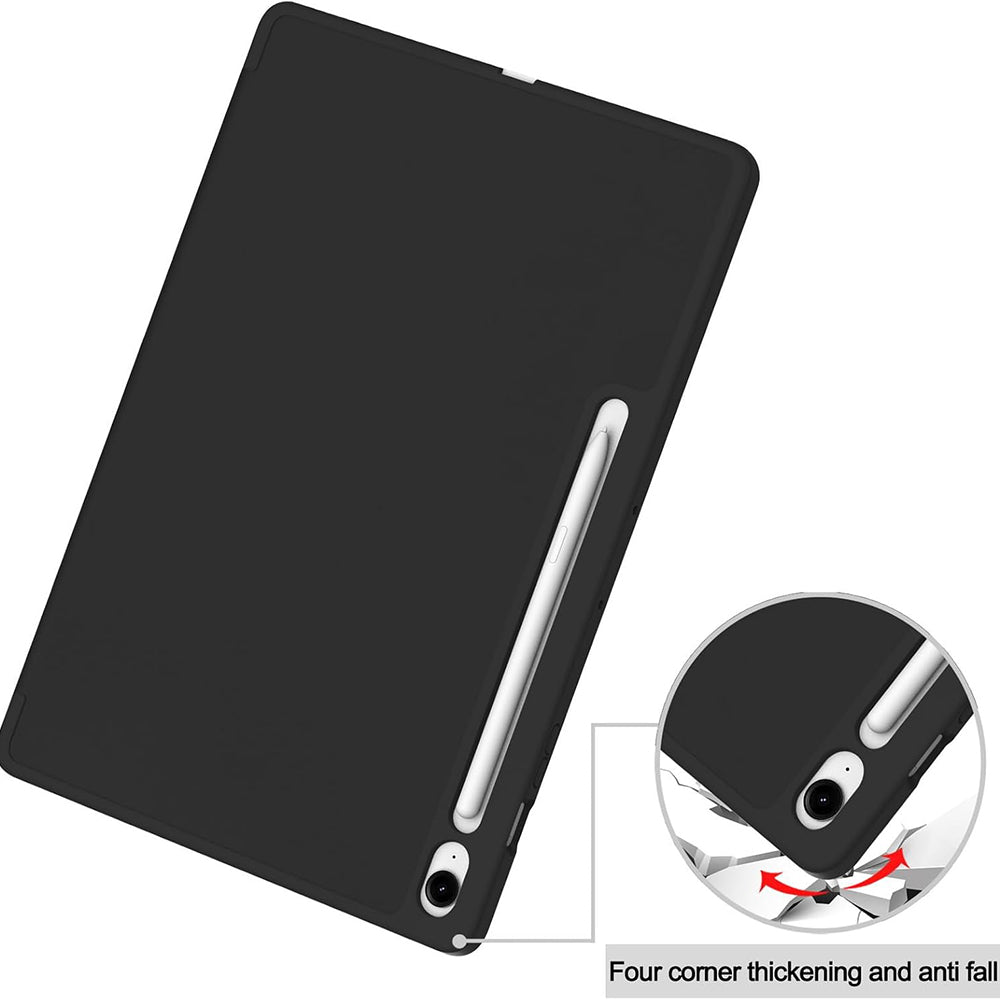 Case for Samsung Galaxy Tab S10 FE+, Techsuit, Flex Trifold, Black