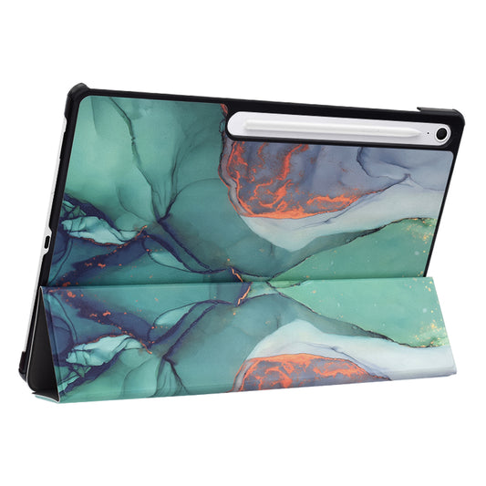 Tok Samsung Galaxy Tab S10 FE+ készülékhez, Techsuit, FoldPro Green Time, Többszínű