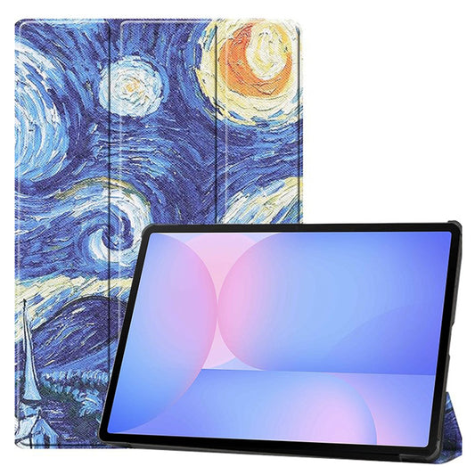 Tok Samsung Galaxy Tab S10 FE+ készülékhez, Techsuit, FoldPro Csillagos Éjszaka, Többszínű