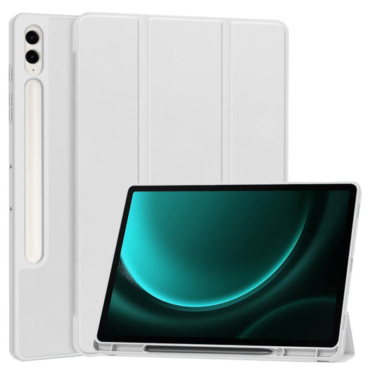 Tok Samsung Galaxy Tab S10+ / Tab S9 FE+ / Tab S9+ készülékhez, Techsuit, Flex Trifold, Szürke