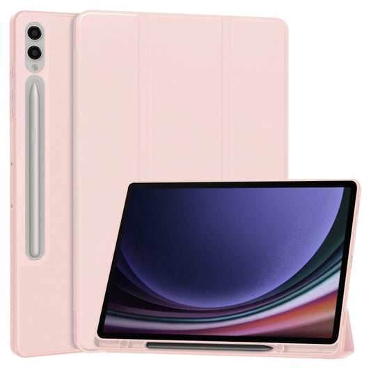 Tok Samsung Galaxy Tab S10+ / Tab S9+ készülékhez, Techsuit, Flex Trifold, rózsaszín