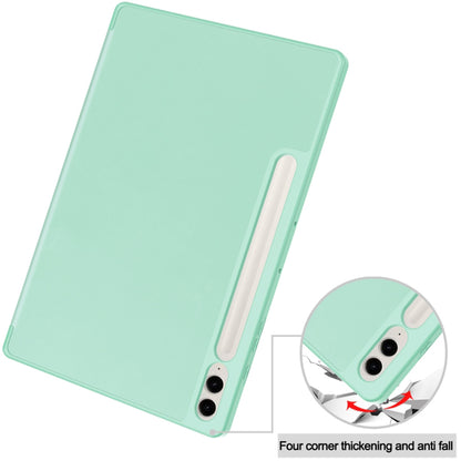 Tok Samsung Galaxy Tab S10 Ultra / Tab S9 Ultra számára, Techsuit, Flex Trifold, Szürke