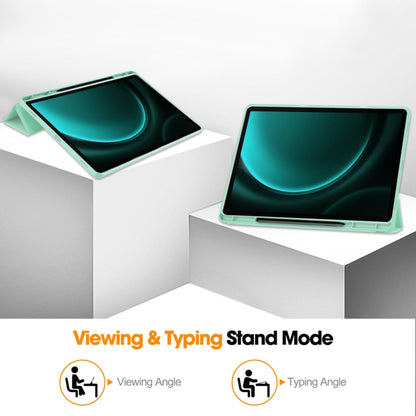 Tok Samsung Galaxy Tab S10 Ultra / Tab S9 Ultra számára, Techsuit, Flex Trifold, Szürke