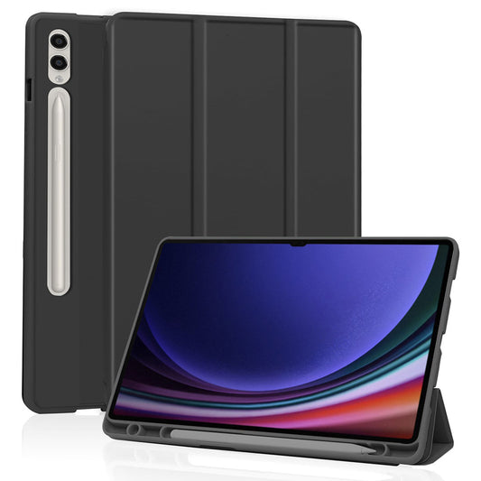 Tok Samsung Galaxy Tab S10 Ultra / Tab S9 Ultra-hoz, Techsuit, Flex Trifold, Fekete