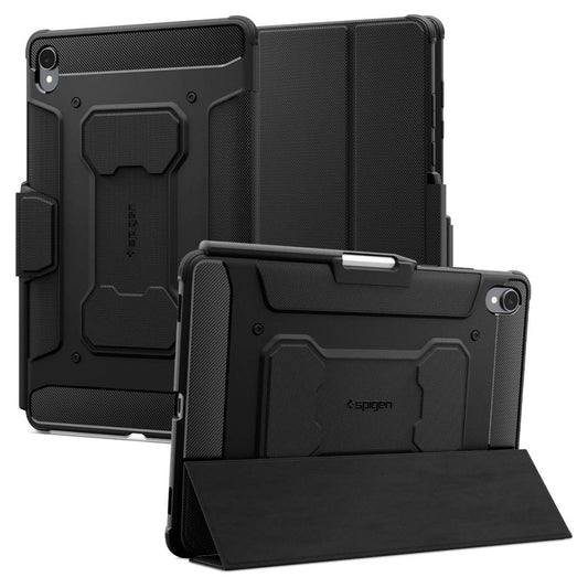Tok Samsung Galaxy Tab S11-hez, Spigen, Rugged Armor Pro, Fekete ACS10149