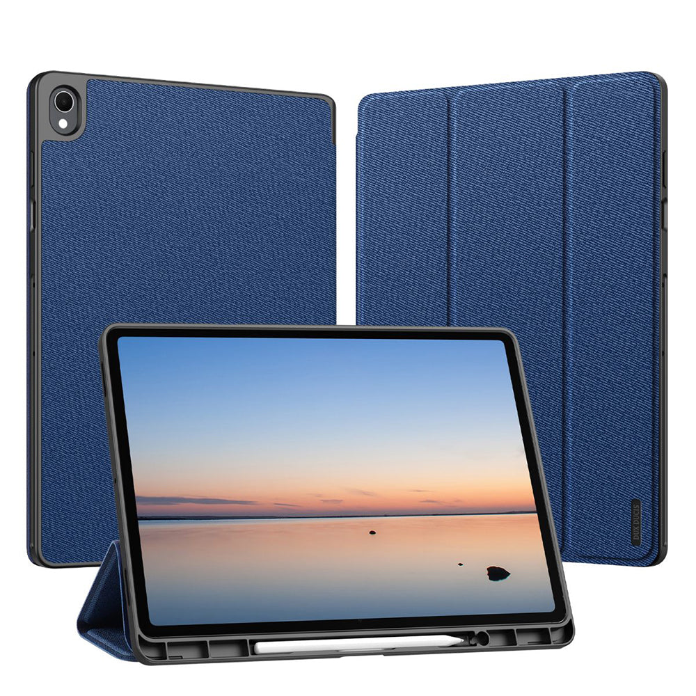 Tok a Samsung Galaxy Tab S12 Plus készülékhez, DUX DUCIS, Domo tolltartóval, kék