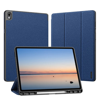 Tok a Samsung Galaxy Tab S12 Plus készülékhez, DUX DUCIS, Domo tolltartóval, kék