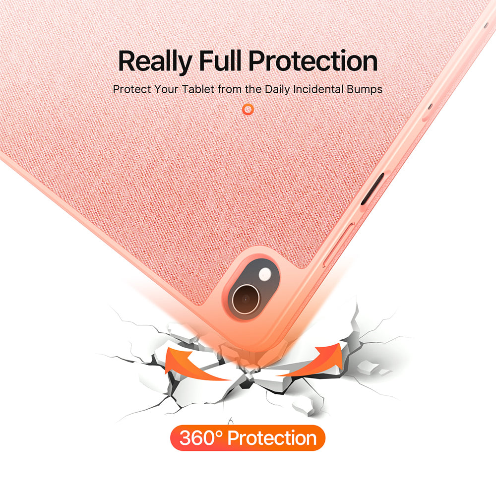 Tok a Samsung Galaxy Tab S12 Plus készülékhez, DUX DUCIS, Domo tolltartóval, kék