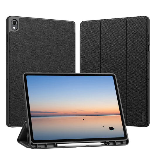 Tok a Samsung Galaxy Tab S12 Plus készülékhez, DUX DUCIS, Domo tolltartóval, fekete