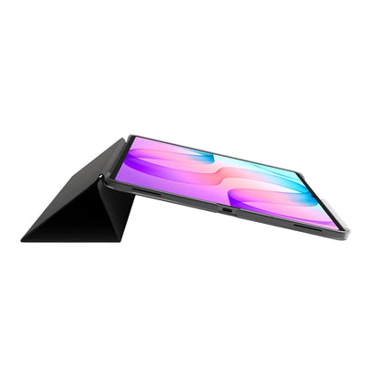 Tok Samsung Galaxy Tab S12 Plus készülékhez, Spigen Liquid Air Folio, fekete, ACS11828