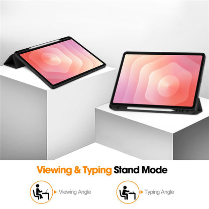 Tok Samsung Galaxy Tab S12 Plus-hoz, Techsuit, Flex Trifold, Szürke