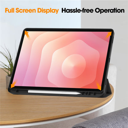 Tok Samsung Galaxy Tab S12 Plus-hoz, Techsuit, Flex Trifold, Lila