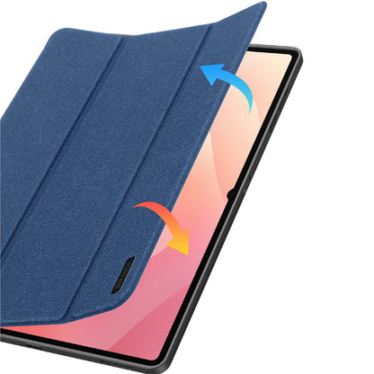 Tok a Samsung Galaxy Tab S12 Ultra / Tab S11 Ultra készülékhez, DUX DUCIS, Domo tolltartóval, kék