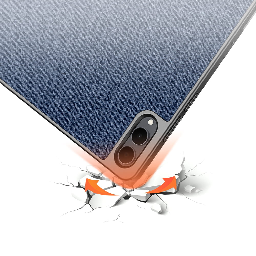 Tok a Samsung Galaxy Tab S12 Ultra / Tab S11 Ultra készülékhez, DUX DUCIS, Domo tolltartóval, kék