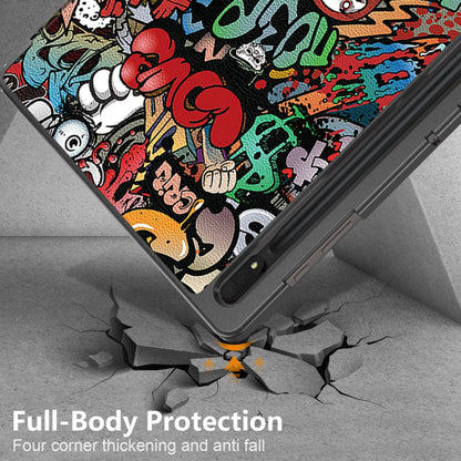 Tok Samsung Galaxy Tab S8 Ultra-hoz, Techsuit, FoldPro Urban Vibe, Többszínű