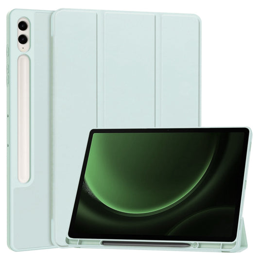 Tok Samsung Galaxy Tab S9 FE+ készülékhez, Techsuit, Flex Trifold, Kék