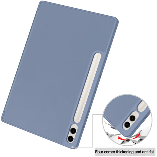 Tok Samsung Galaxy Tab S9 FE+ készülékhez, Techsuit, Flex Trifold, Tengerészkék