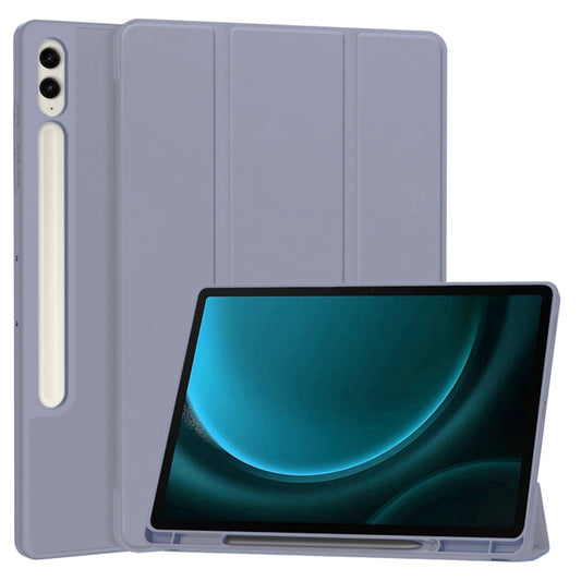 Tok Samsung Galaxy Tab S9 FE+ készülékhez, Techsuit, Flex Trifold, Lila