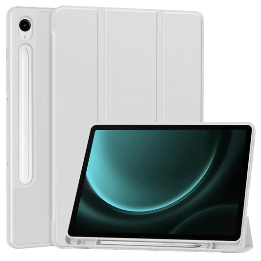 Tok Samsung Galaxy Tab S10 FE / Tab S9 FE / Tab S9 készülékhez, Techsuit, Flex Trifold, Szürke