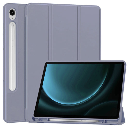 Tok Samsung Galaxy Tab S9 FE / Tab S9 / Tab S10 FE készülékhez, Techsuit, Flex Trifold, Lila