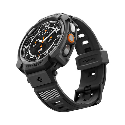 Tok Samsung Galaxy Watch Ultra2-hez, Spigen, Rugged Armor Pro, Matt Fekete ACS11612