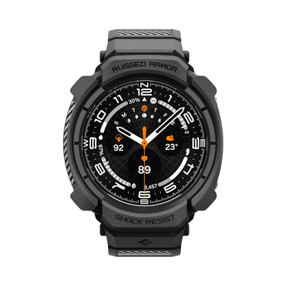 Tok Samsung Galaxy Watch Ultra2-hez, Spigen, Rugged Armor Pro, Matt Fekete ACS11612
