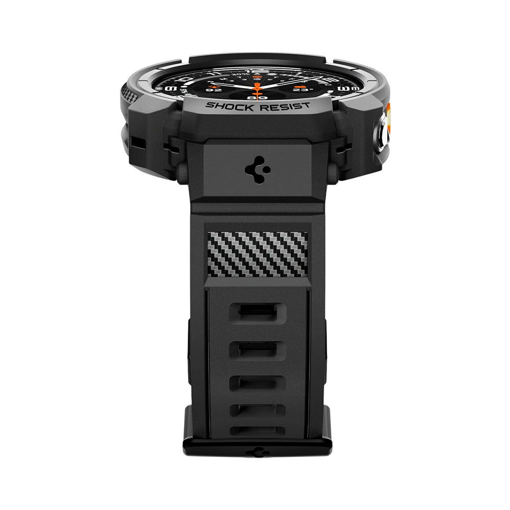 Tok Samsung Galaxy Watch Ultra2-hez, Spigen, Rugged Armor Pro, Matt Fekete ACS11612