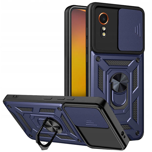 Tok Samsung Galaxy Xcover7 G556-hoz, Techsuit, CamShield, Kék