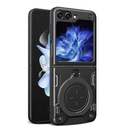 Tok Samsung Galaxy Z Flip5 F731-hez, Techsuit, CamGuard Pro, Fekete