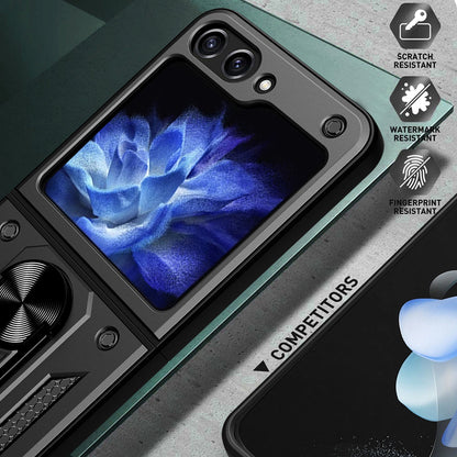 Tok Samsung Galaxy Z Flip5 F731-hez, Techsuit, CamShield, Fekete