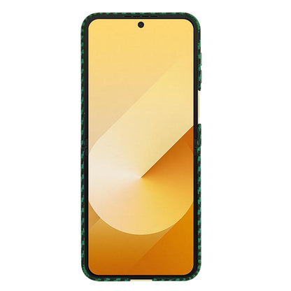 Case for Samsung Galaxy Z Flip7 FE F761 / Z Flip6 F741, Techsuit, Carbonite FiberShell, Green