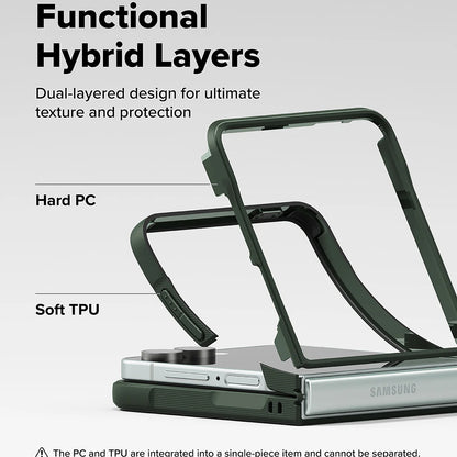 Case for Samsung Galaxy Z Flip7 F766, Ringke, Onyx, Dark Green