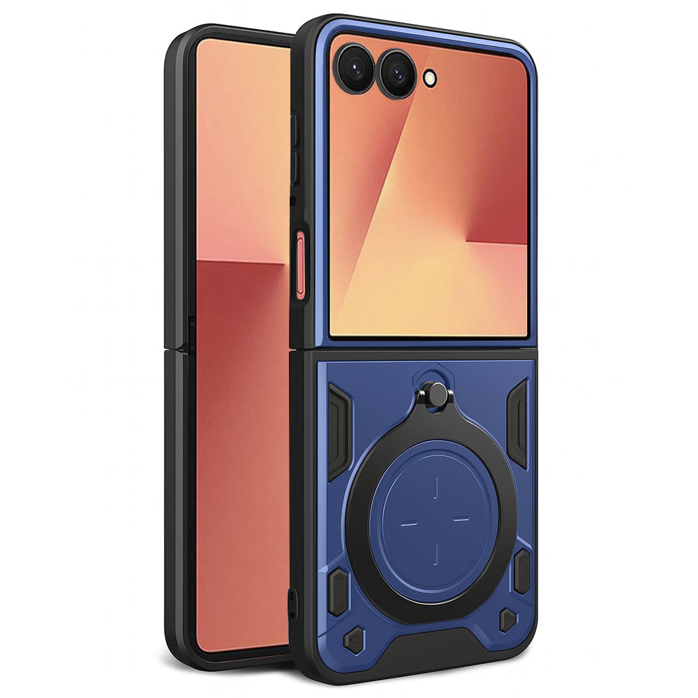 Tok Samsung Galaxy Z Flip7 F766-hez, Techsuit, CamGuard Pro, Kék