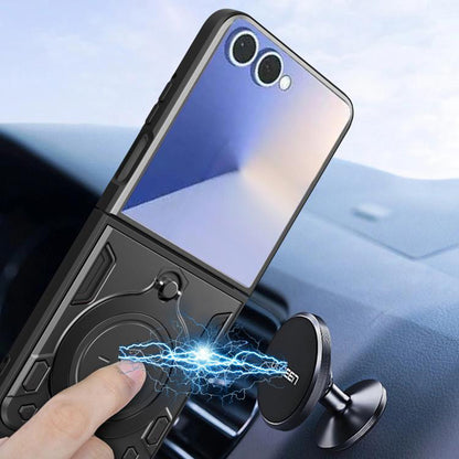 Tok Samsung Galaxy Z Flip7 F766-hez, Techsuit, CamGuard Pro, Kék