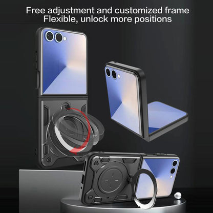 Tok Samsung Galaxy Z Flip7 F766-hez, Techsuit, CamGuard Pro, Kék