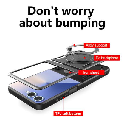 Tok Samsung Galaxy Z Flip7 F766-hez, Techsuit, CamGuard Pro, Piros