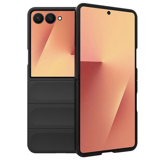Tok Samsung Galaxy Z Flip7 F766-hez, Techsuit, Magic Shield, Fekete
