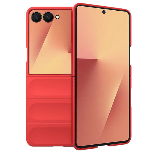 Tok Samsung Galaxy Z Flip7 F766-hez, Techsuit, Magic Shield, Piros