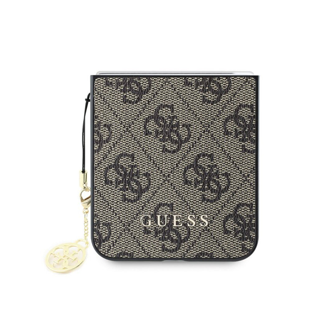 Tok Samsung Galaxy Z Flip7 FE F761 / Z Flip6 F741 készülékhez, Guess, 4G Charm, Barna